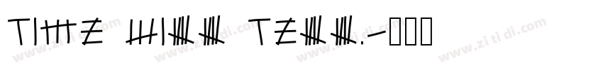 Time will tell.字体转换